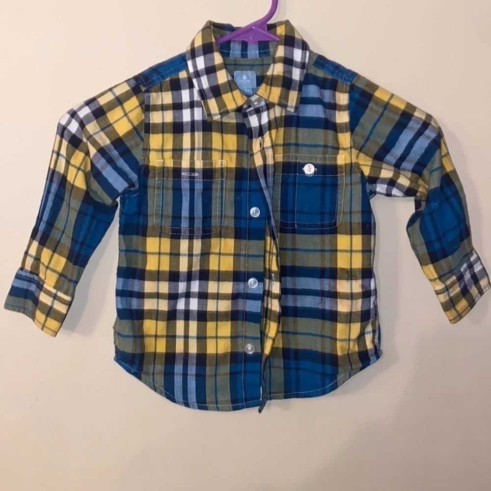 BOYS custom made flannel shirt